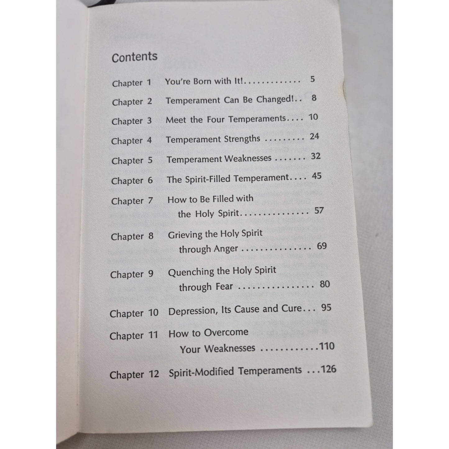 Spirit-Controlled Temperament By Tim LaHaye Living Studies Edition Paperback Book