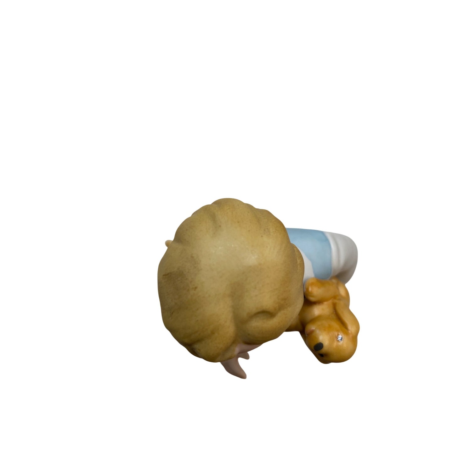 Vintage Avon Figurine Boy With Puppies "Best Friends" Limited Edition