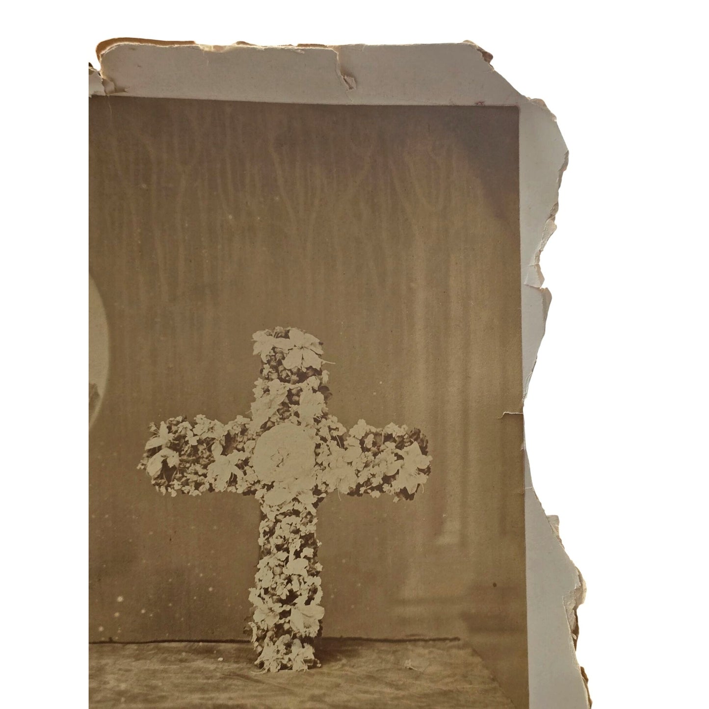 Antique Sepia Funeral Photo c.1900