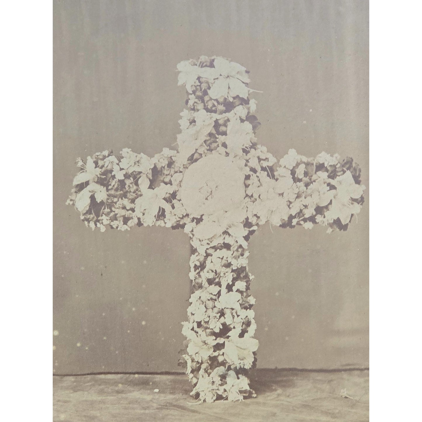 Antique Sepia Funeral Photo c.1900