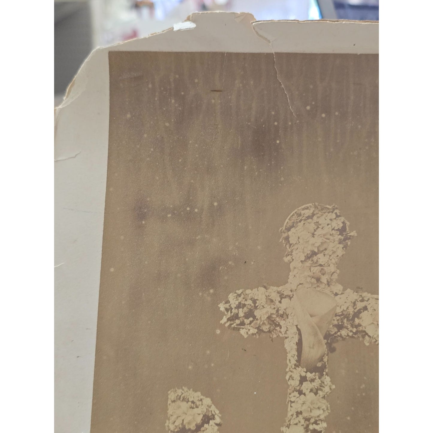 Antique Sepia Funeral Photo c.1900