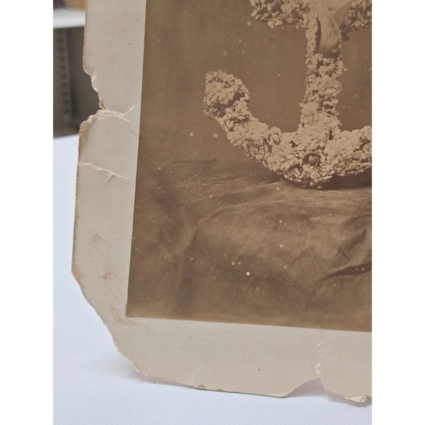 Antique Sepia Funeral Photo c.1900