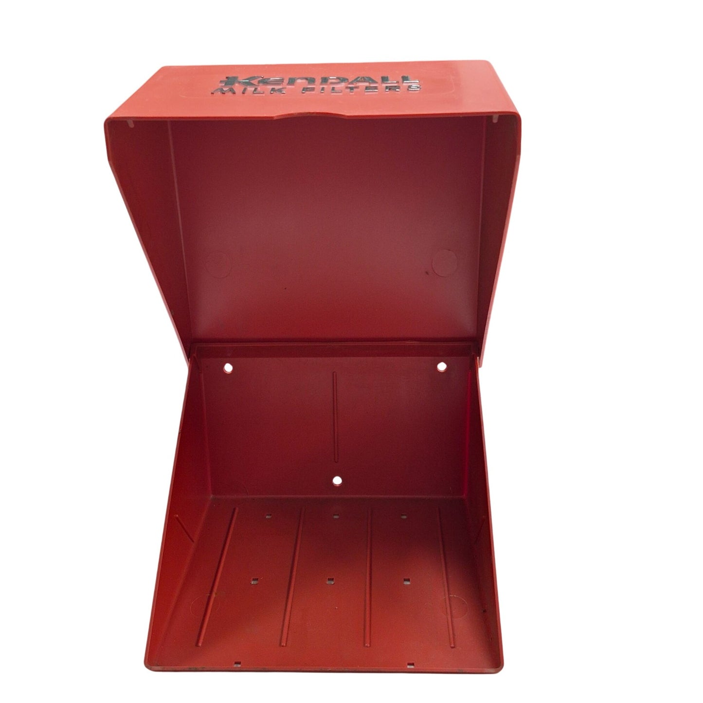 Kendall Milk Filters Red Box Dispenser Storage Container
