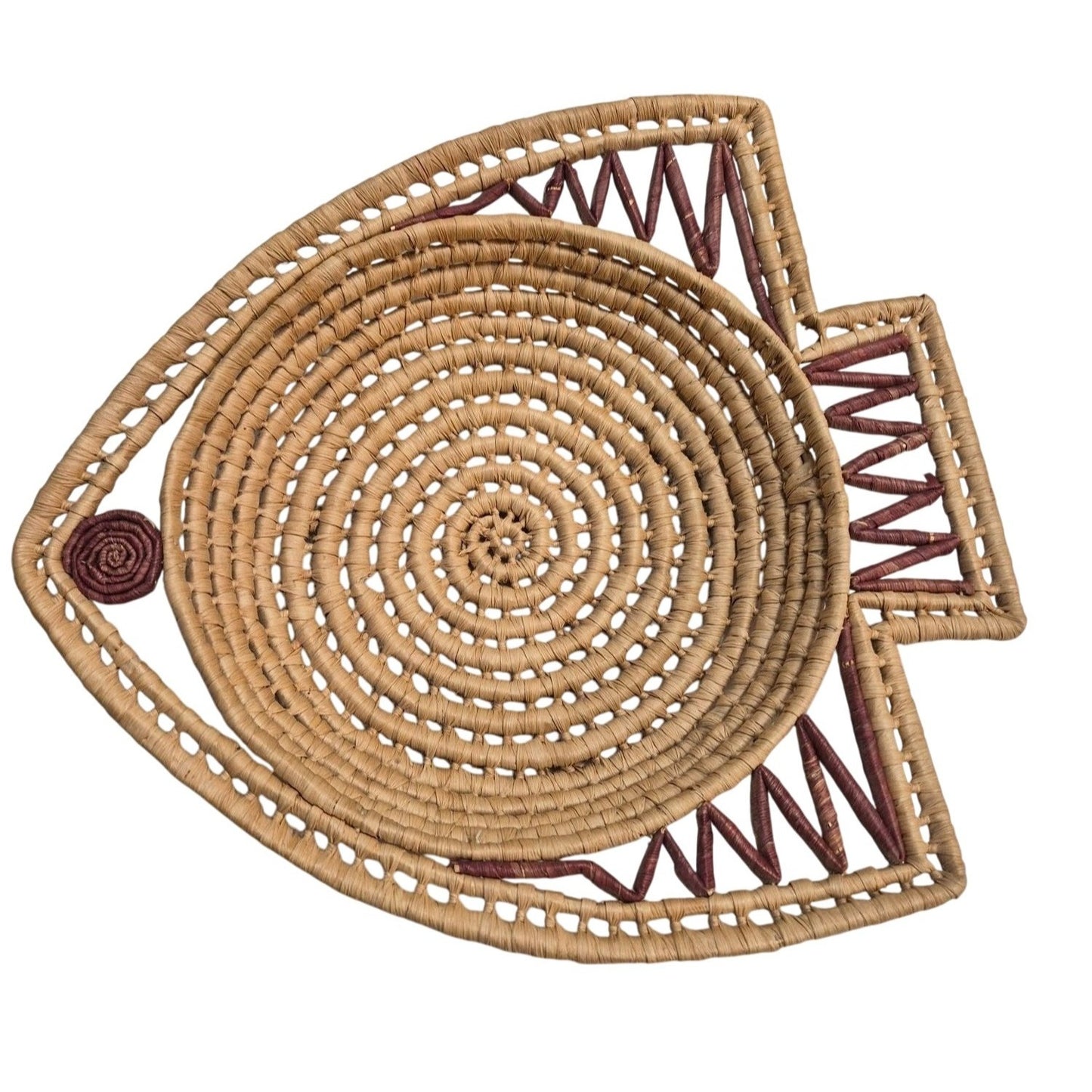 Wall Basket Arrowhead Angel Fish