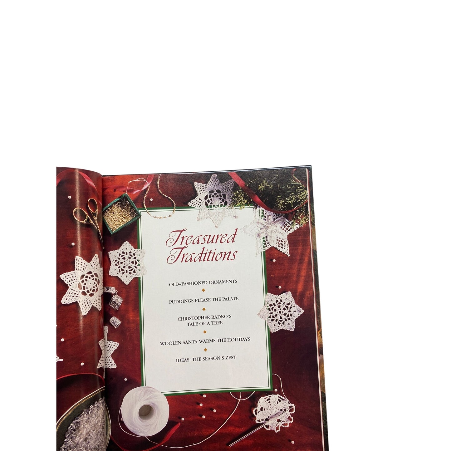 American Country Christmas 1993 Hardcover Book By Oxmoor House