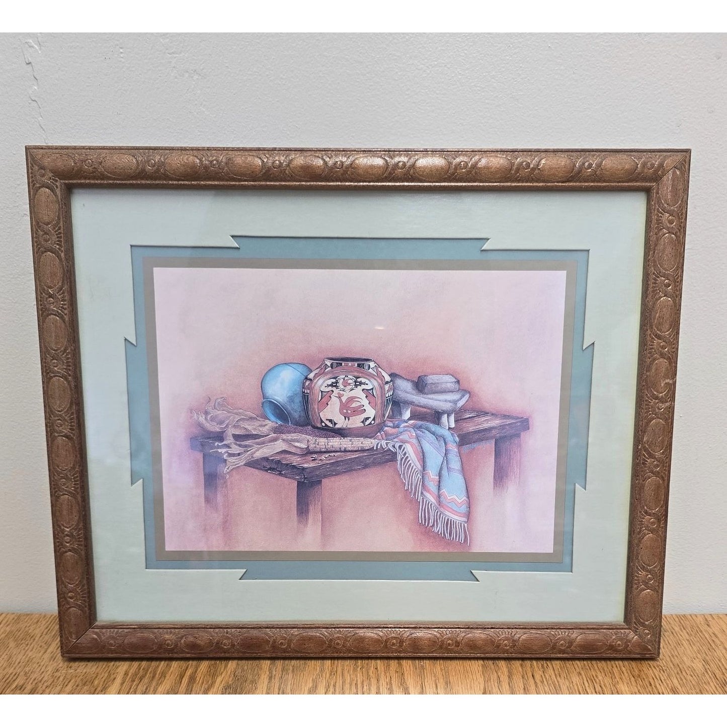 Navajo Pottery Blanket Art