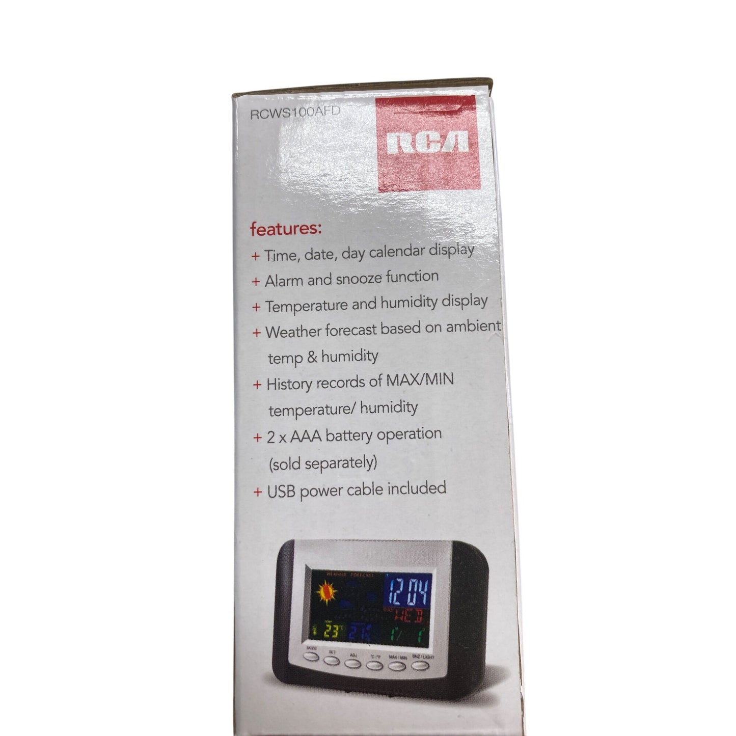 RCA Weather Station Alarm Clock