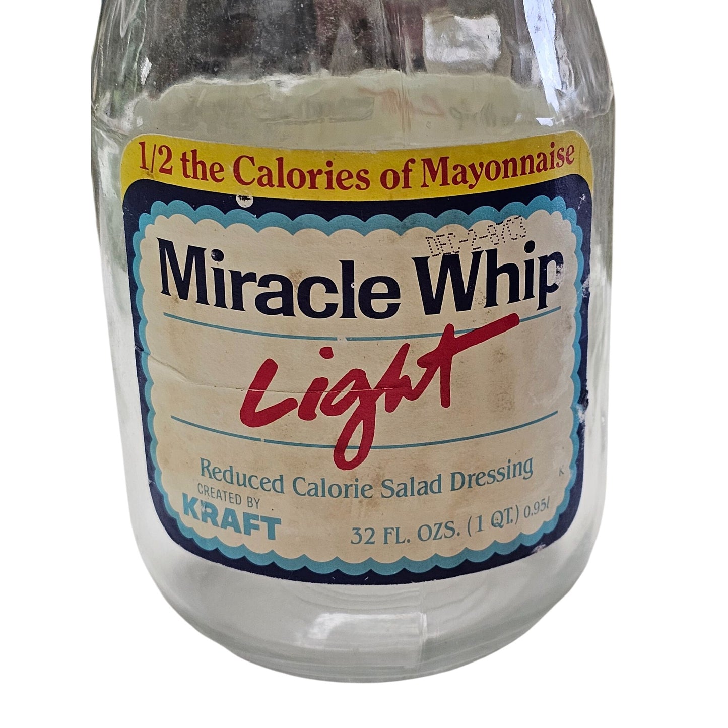 1986 Miracle Whip Light Jar