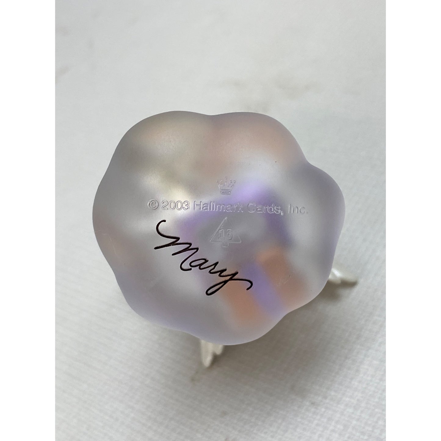 2003 Hallmark Ornament Mary's Angels Sweet William 16th in Series