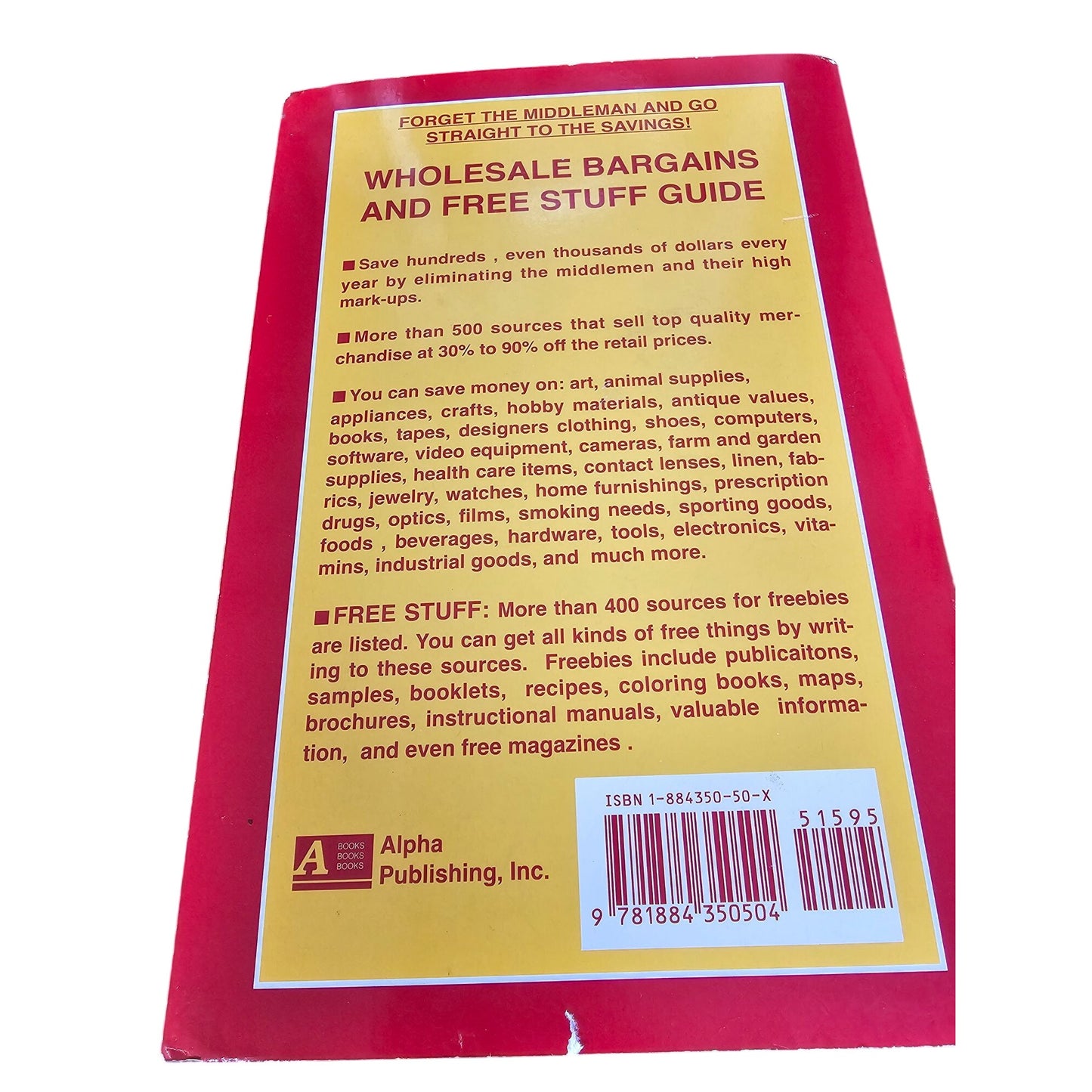 The Wholesale Bargains And Free Stuff Guide