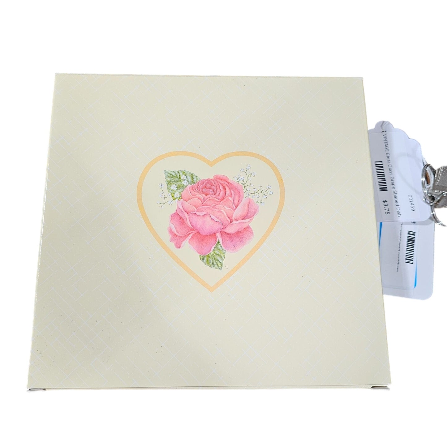 Avon A Bouquet of Love Heart Floral Rose Porcelain Collector Plate Vintage 1987