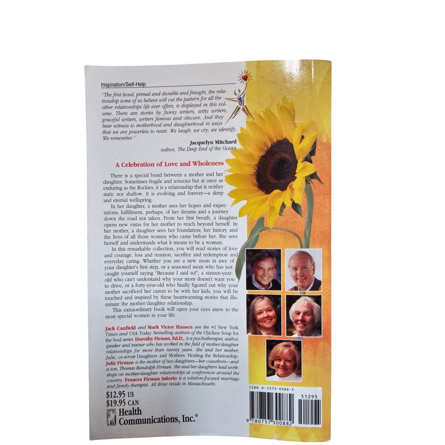 Chicken Soup For The Mother & Daughter Soul Stories To Warm The Heart & Honor The Relationship Paperback