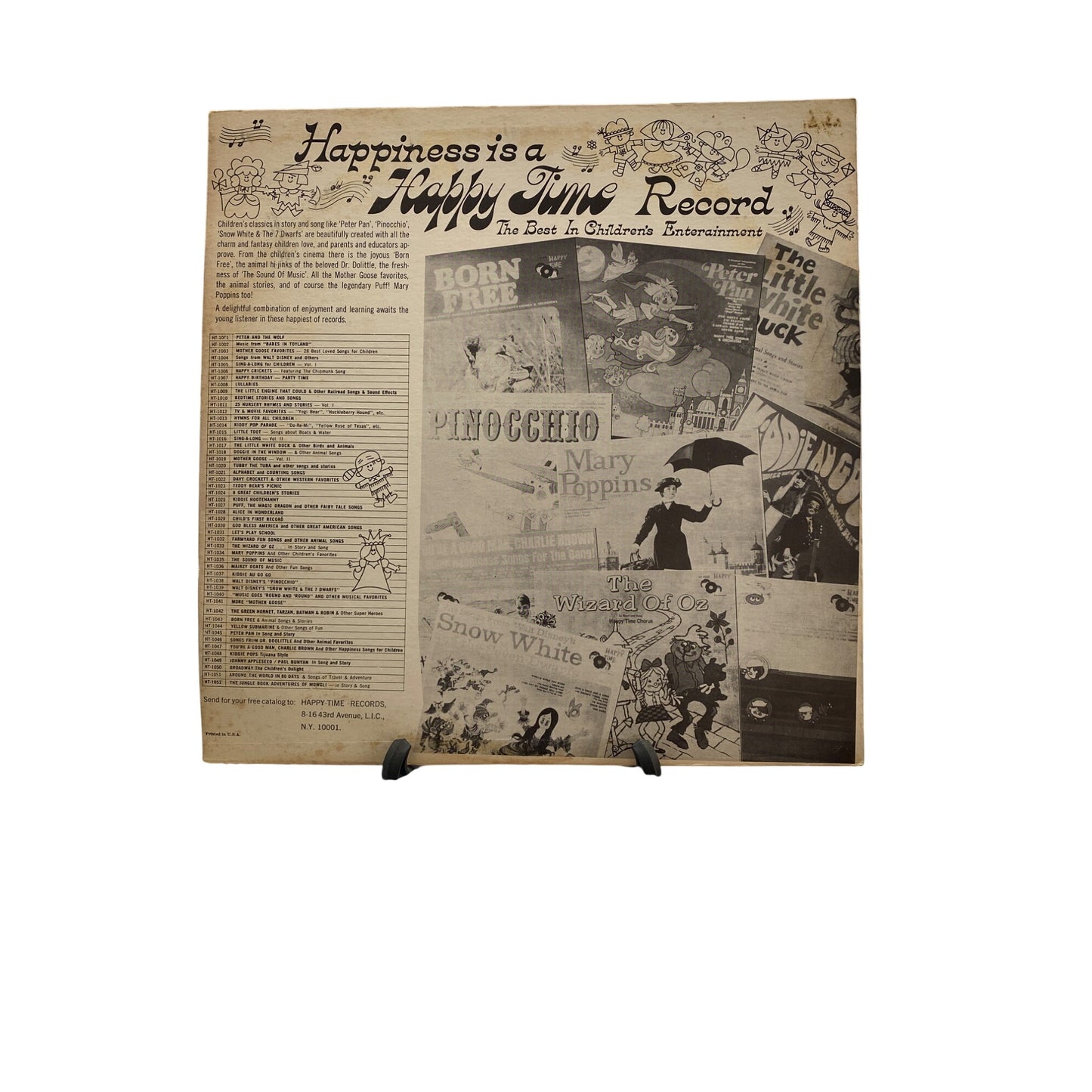 Hymns For All Children Vinyl Record By Happy Time