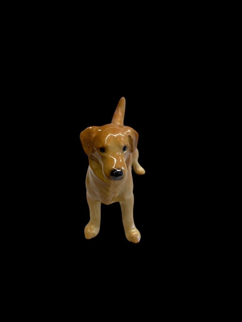 Vintage Ceramic Golden Retriever Dog Figurine
