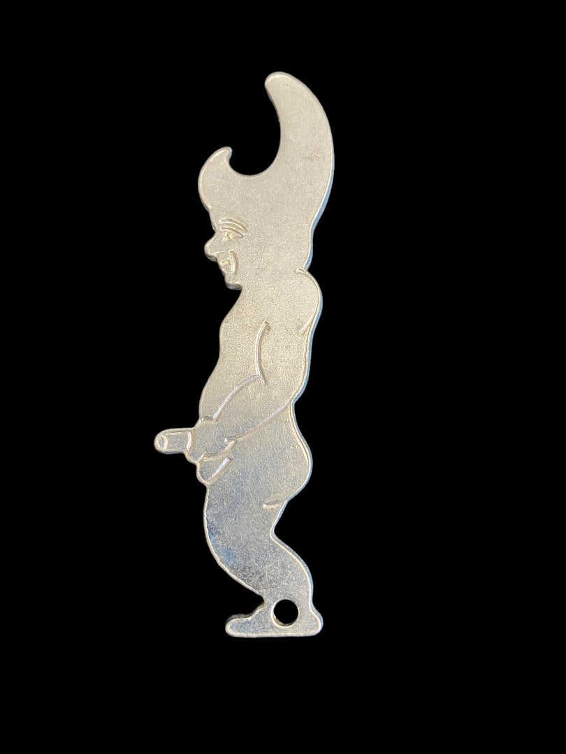 Steel Two Sided Male Risque BOY PEEING Bottle Opener Naughty