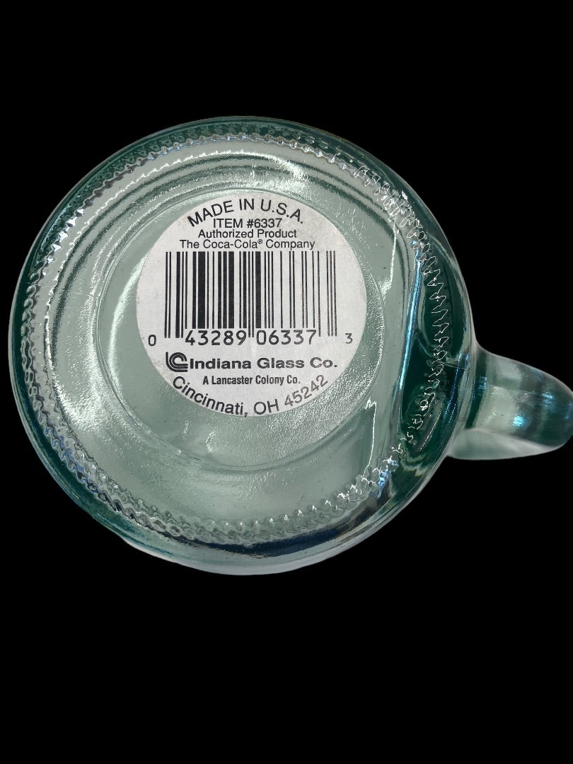 VINTAGE Coca-Cola Green Tink Stein Mug with Handle