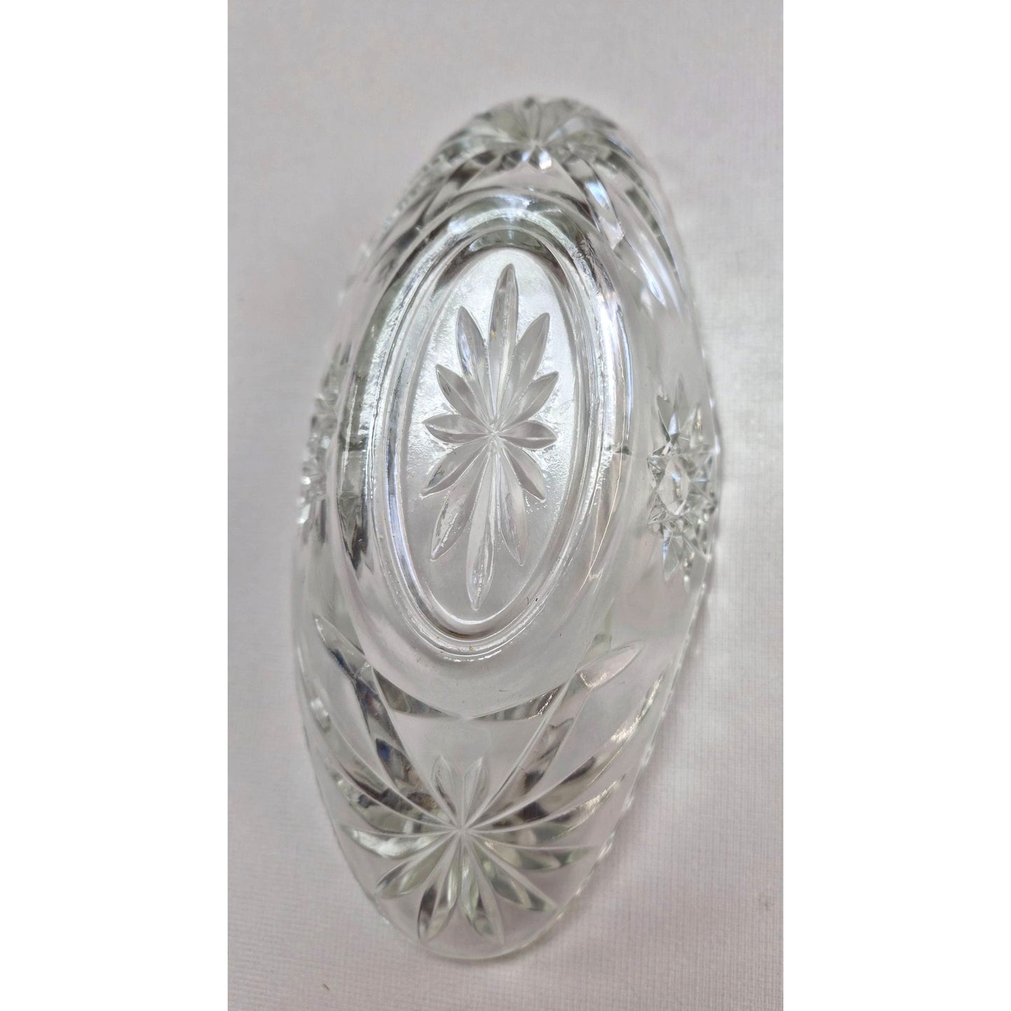 Vintage Glass Starburst Bowl