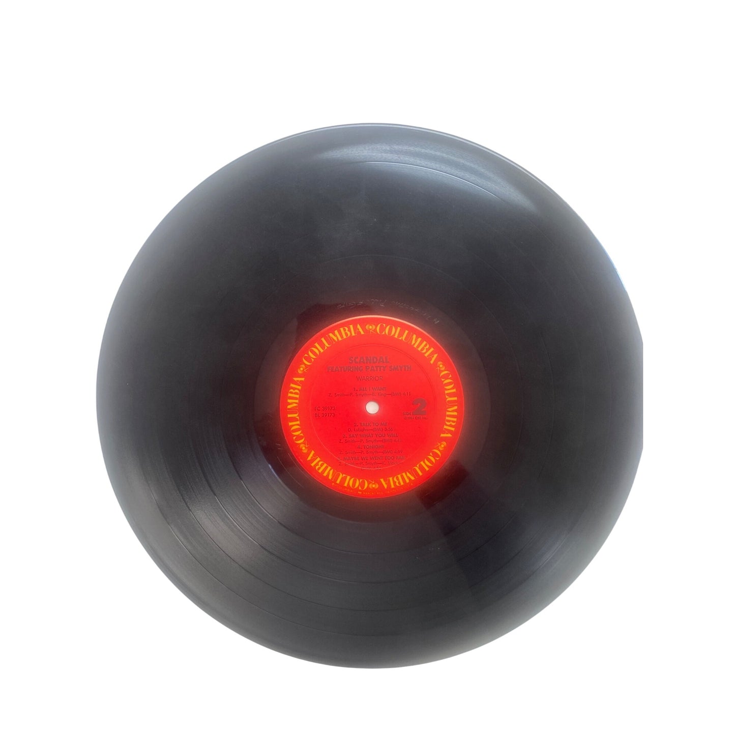 Scandal Featuring Patty Smyth "Warrior" Vinyl LP Record