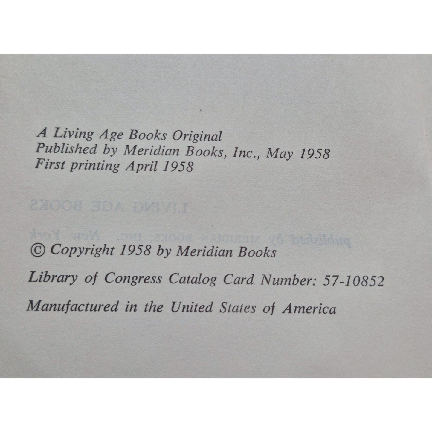 A Handbook Of Christian Theology By Meridian Books 1958 Paperback