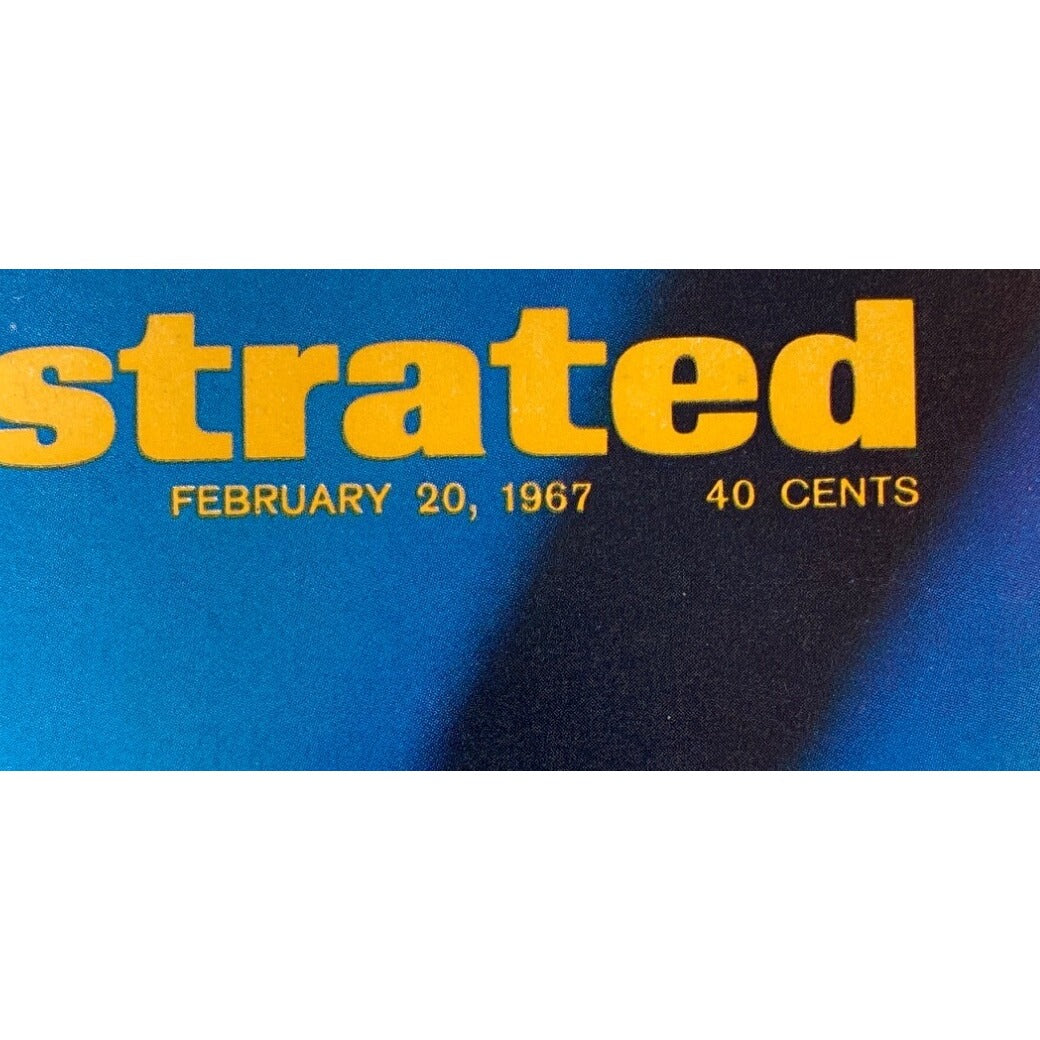 Vintage Sports Illustrated Magazine February 20 1967 Bob Seagren Cover Marlboro Menthol Green Ad