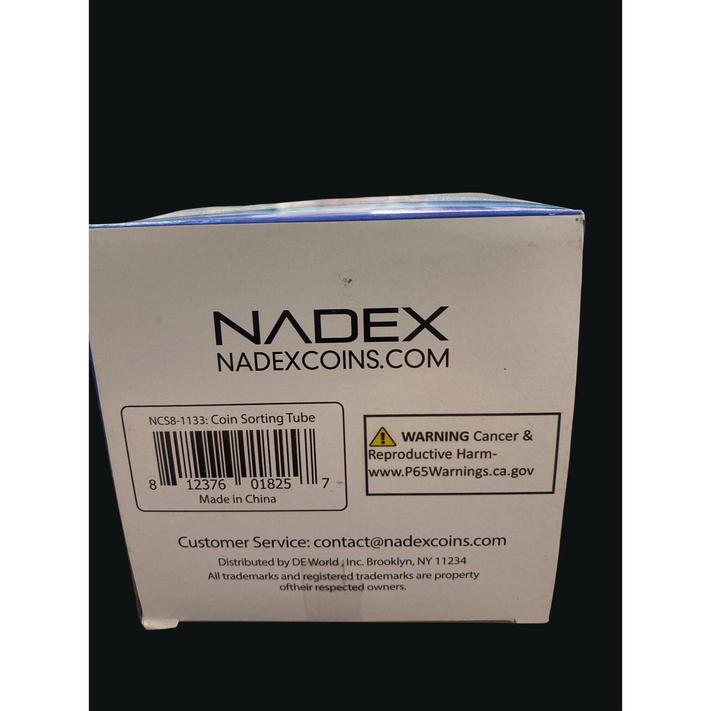 Nadex Coin Sorting Tube