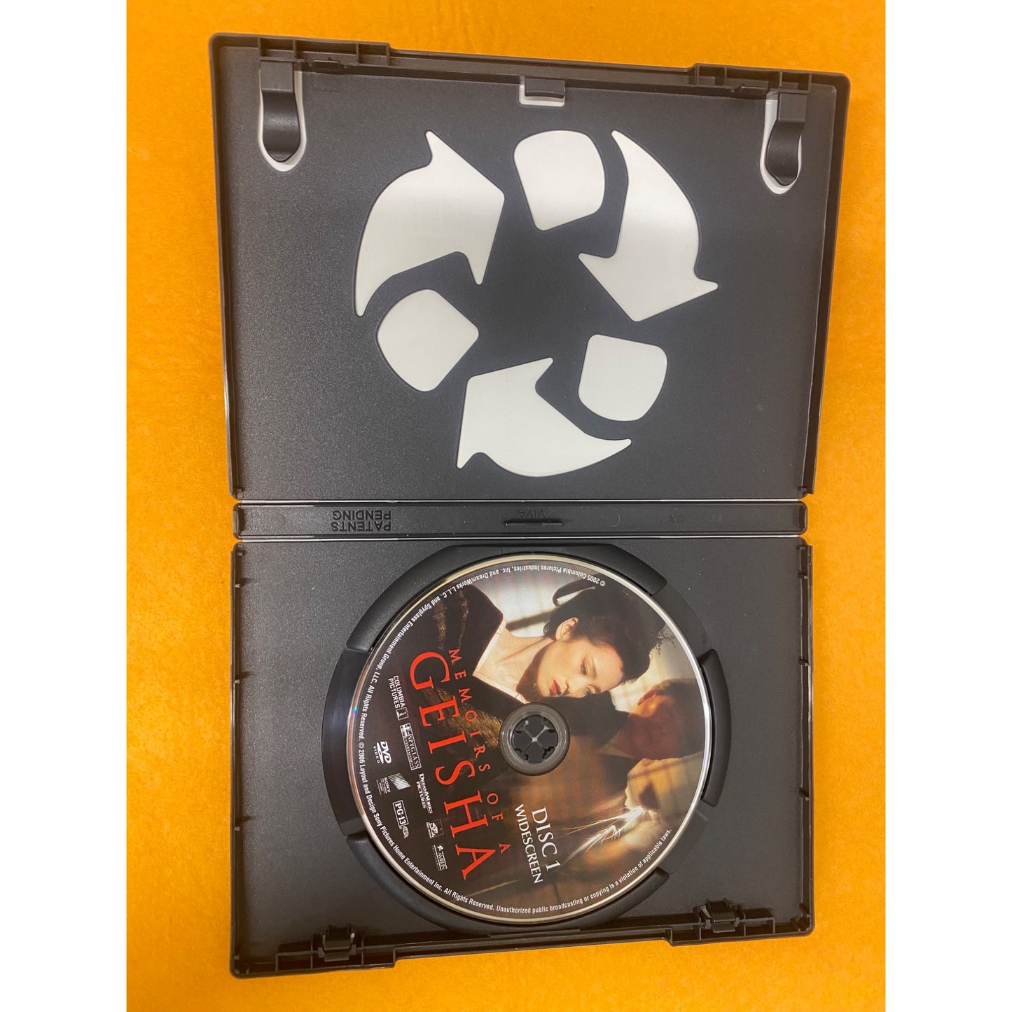 "Memoirs Of A Geisha" DVD Winner Of 3 Academy Awards With Bonus Features