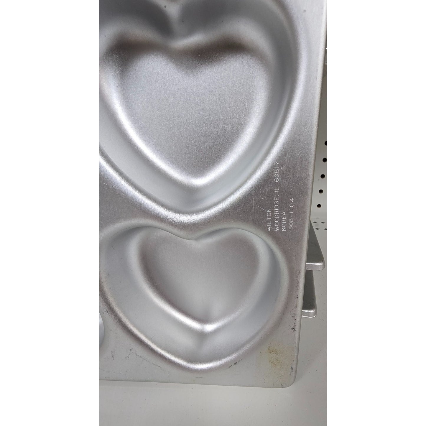 Wilton 6-Cavity Heart-Shaped Nonstick Cake Pan Mold For Baking Desserts