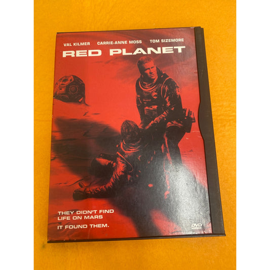 "Red Planet" DVD Sci-Fi Movie Val Kilmer Carrie-Anne Moss Tom Sizemore Warner Bros