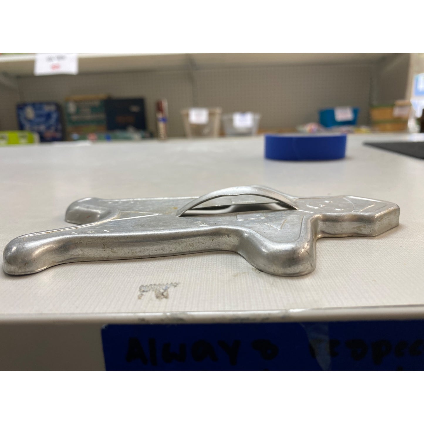 Vintage Aluminum Gingerbread Boy Cookie Cutter