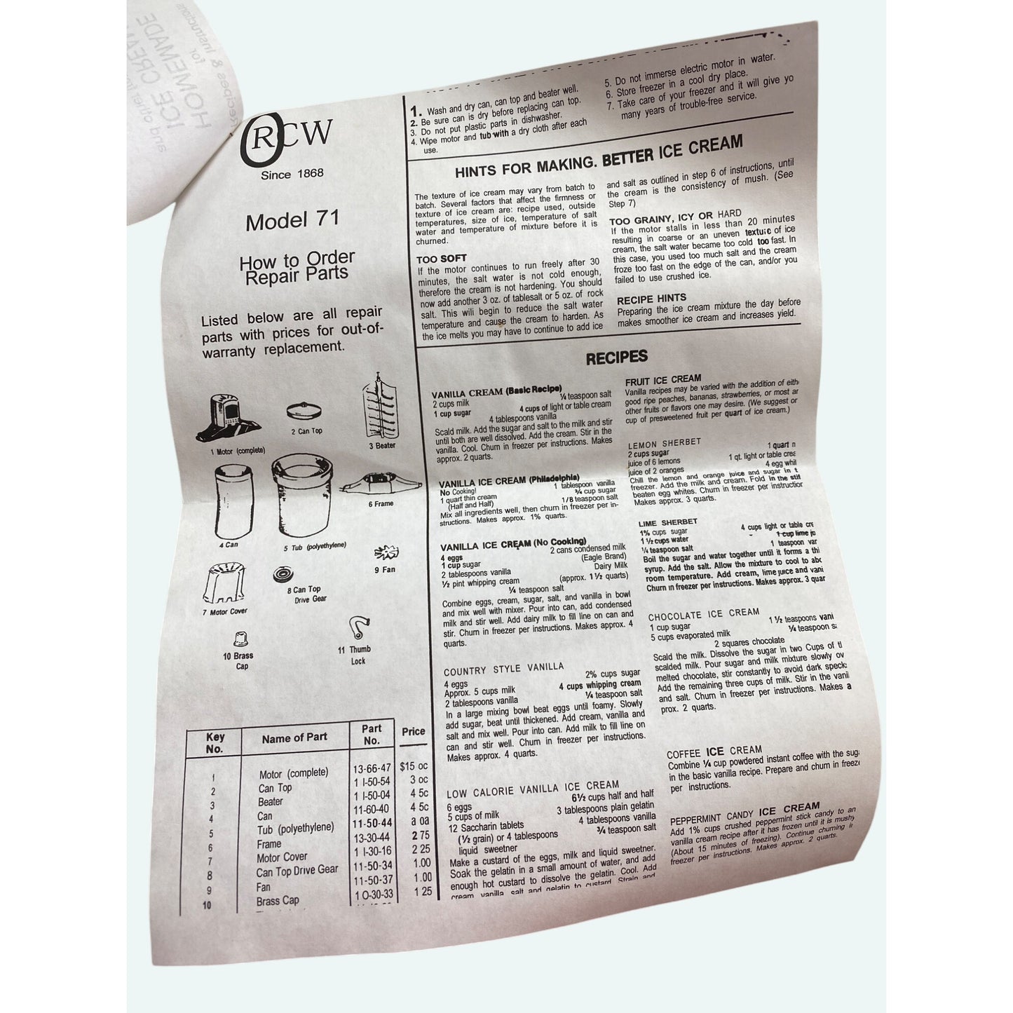 Sterling 5 Quart Ice Cream Freezer