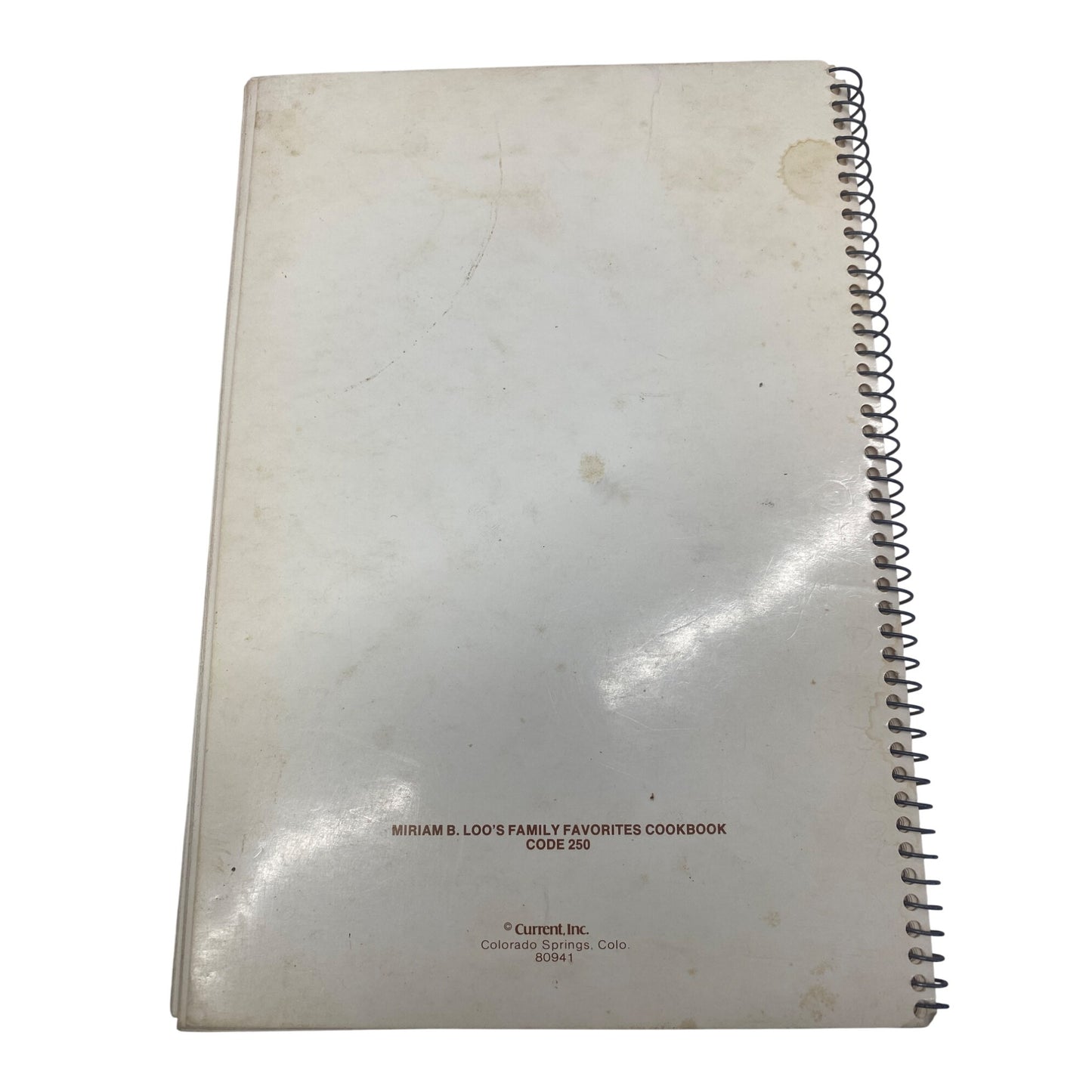 Miriam B. Loos Family Favorites Cookbook