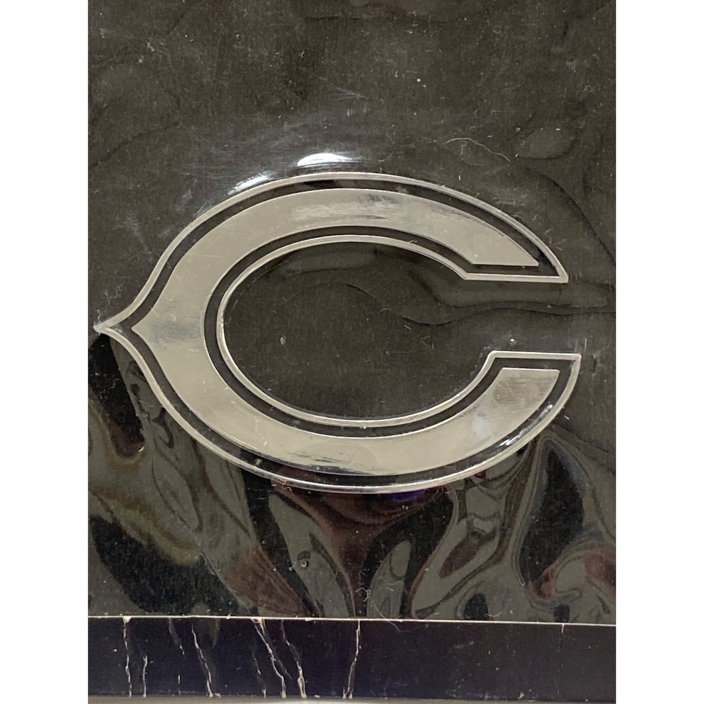 NFL Chicago Bears Premium Metal Emblem With Adhesive Backing