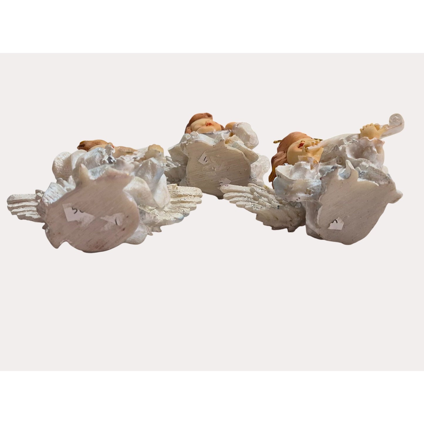 Angel Christmas Ornaments Playing Musical Instruments Set 3