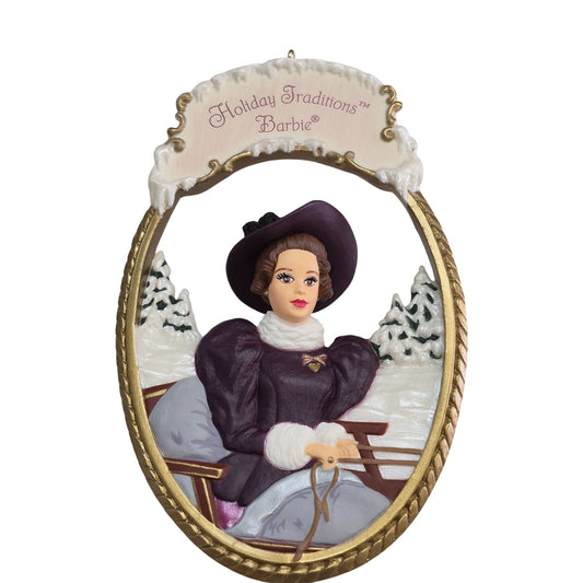 1997 Hallmark Keepsake Ornament Holiday Traditions Barbie Collectible QHB6002
