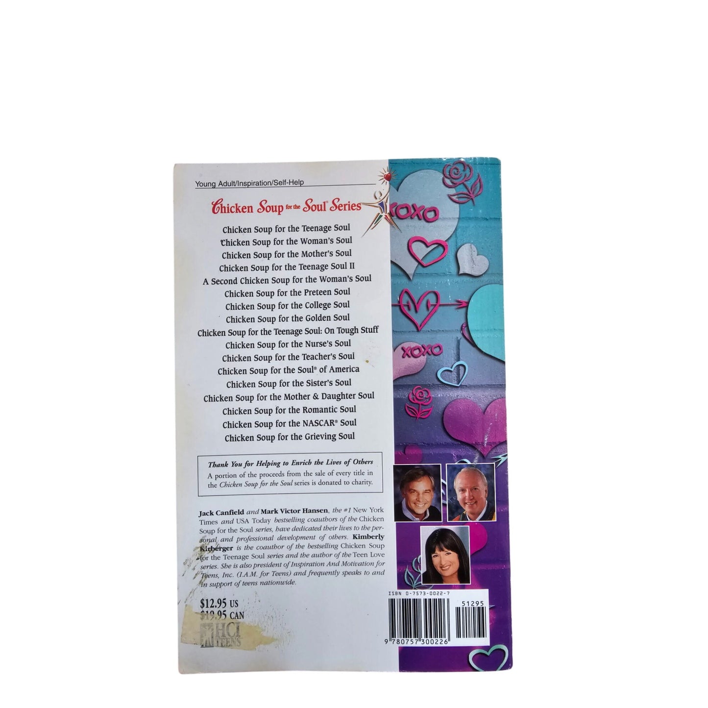 Chicken Soup For The Teenage Soul On Love & Friendship Paperback Book