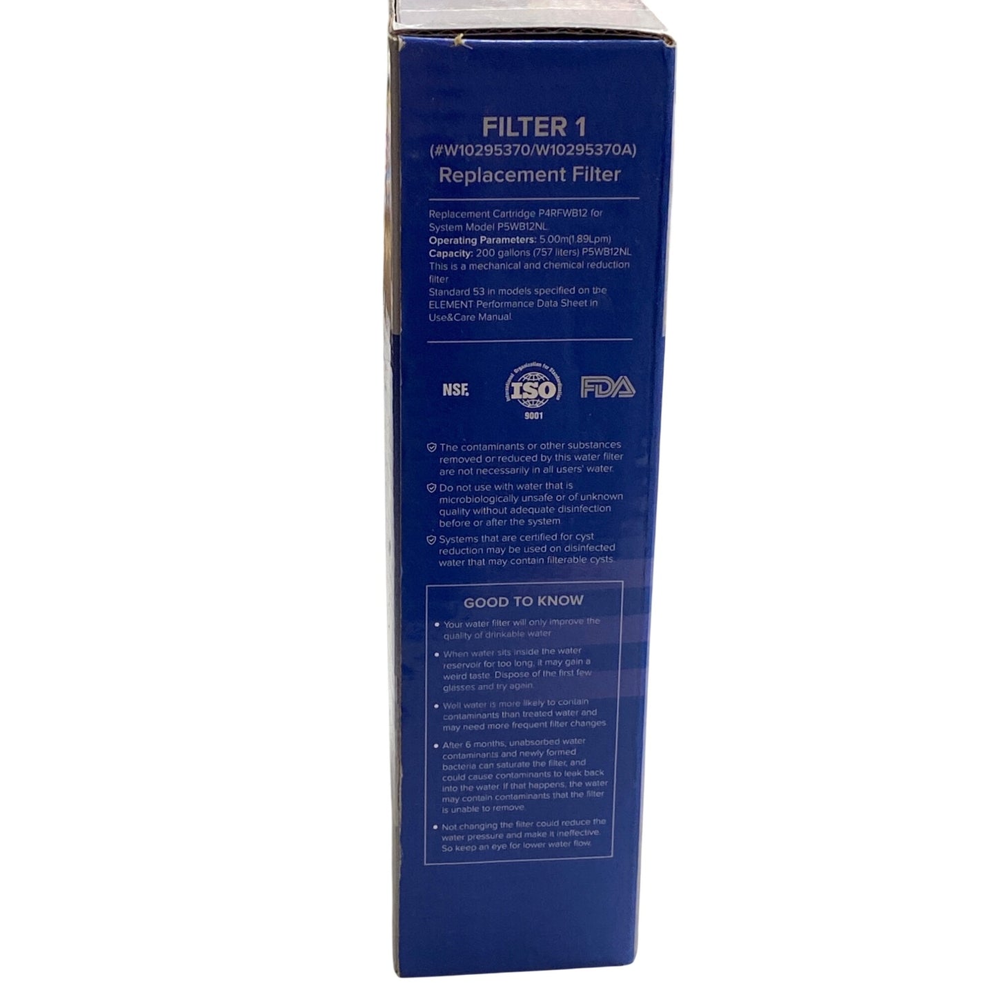 Filter 1 Replacement