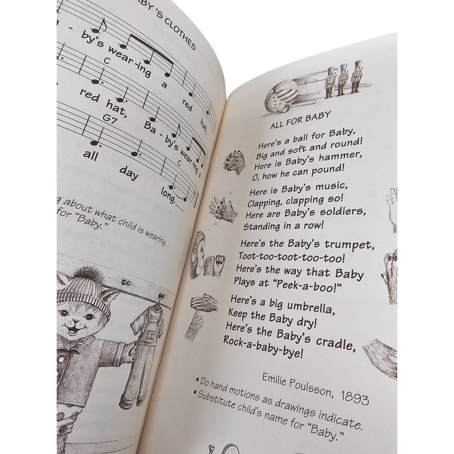 Wee Sing For Baby Paperback Book By Pamela Conn Beall & Susan Hagen Nipp - Musical Collection For Play & Sleep