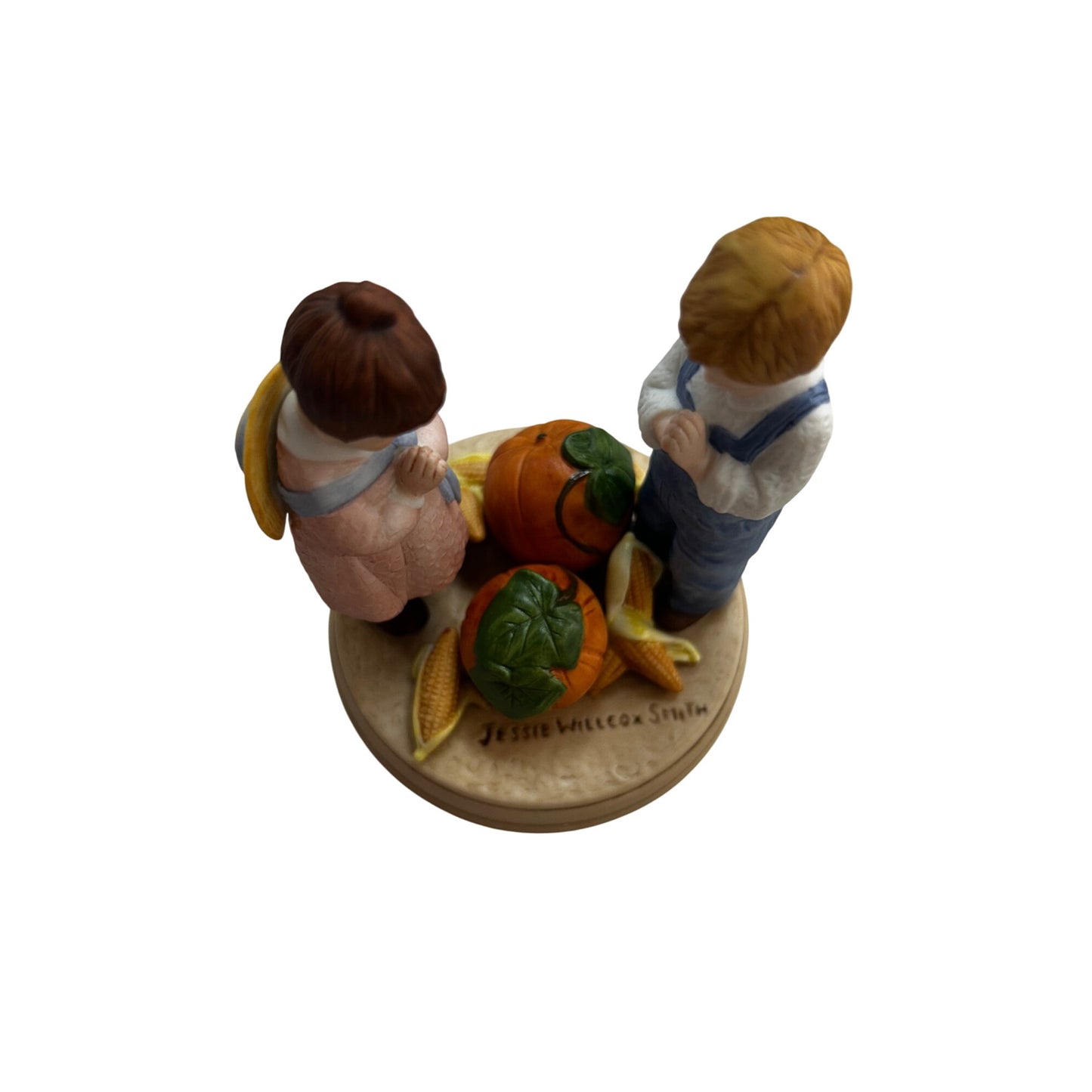 1986 Jessie Willcox Smith "Giving Thanks" Handpainted Figurine Holiday Series Good Housekeeping Fine Porcelain