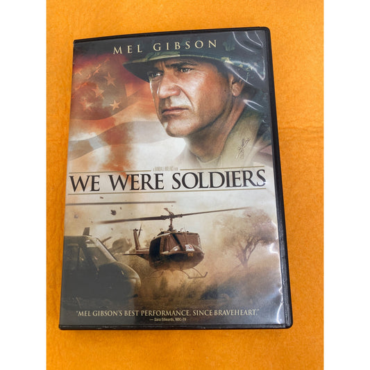 "We Were Soldiers" DVD Movie Mel Gibson Vietnam War Drama 2002 Release Paramount Pictures Collectors Edition