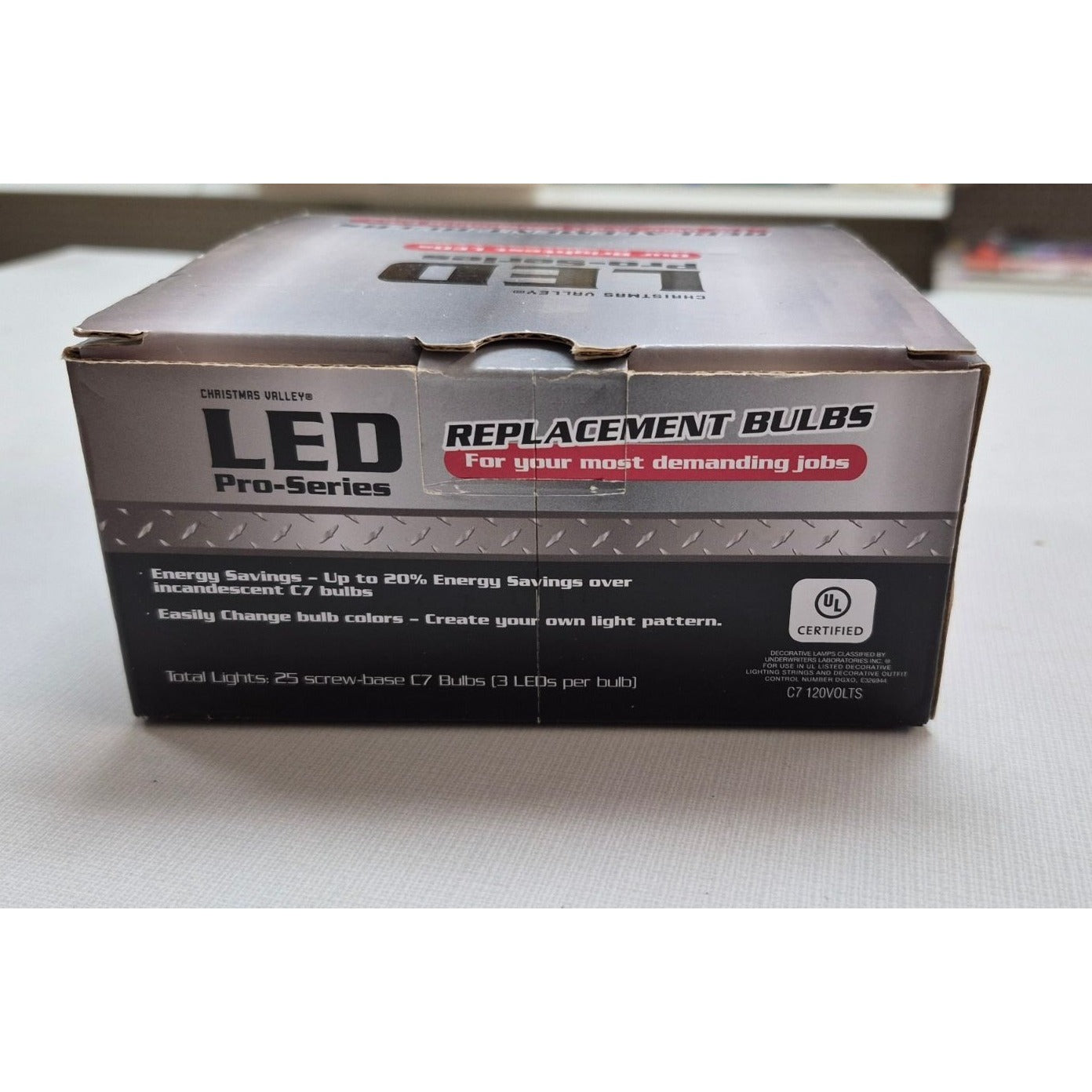 Christmas Valley LED Pro-Series 24-Pack C7 Replacement Bulbs Screw Base