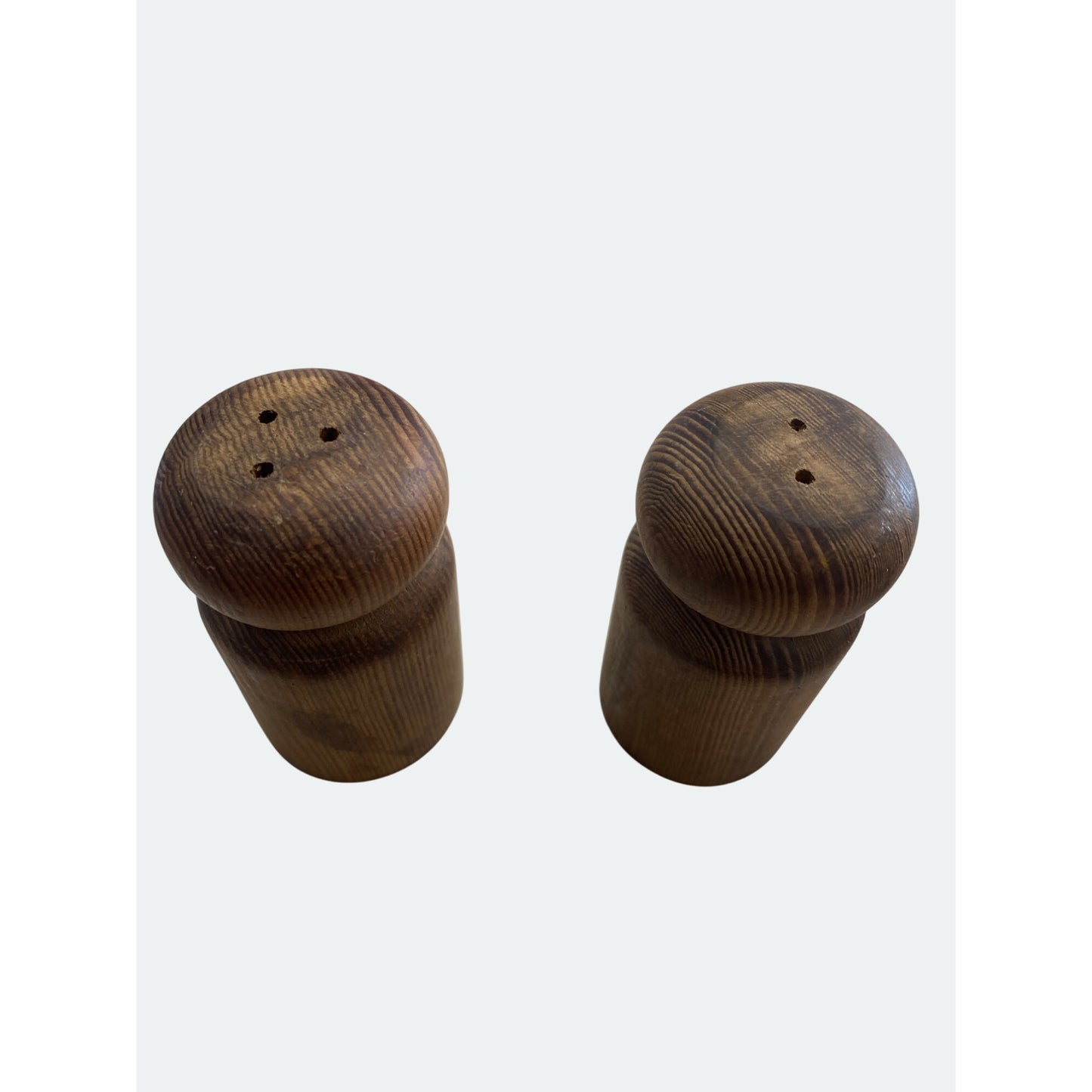 Wooden Goose Napkin Salt & Pepper Shaker Holder With Wood Shakers - Farmhouse Kitchen Decor