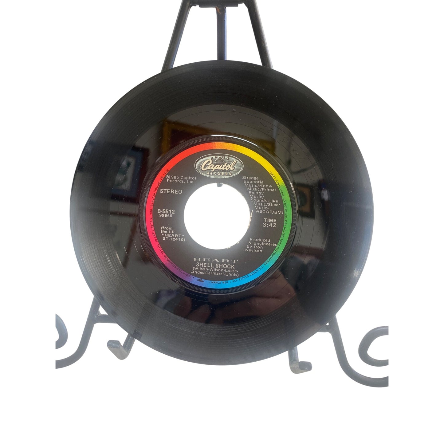 Heart "Never" 7-Inch Vinyl Single By Capitol Records