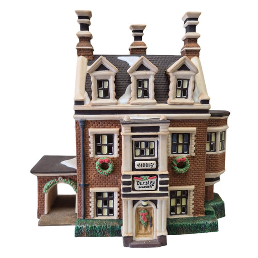 Department 56 Dickens Village Dursley Manor #58329 Lighted House 1995 Retired