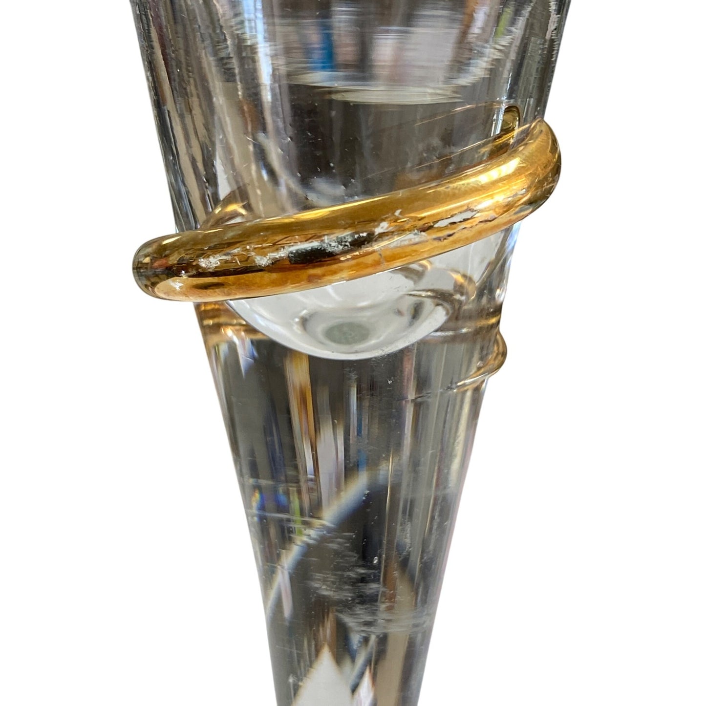 Crystal Champagne Gold Swirl