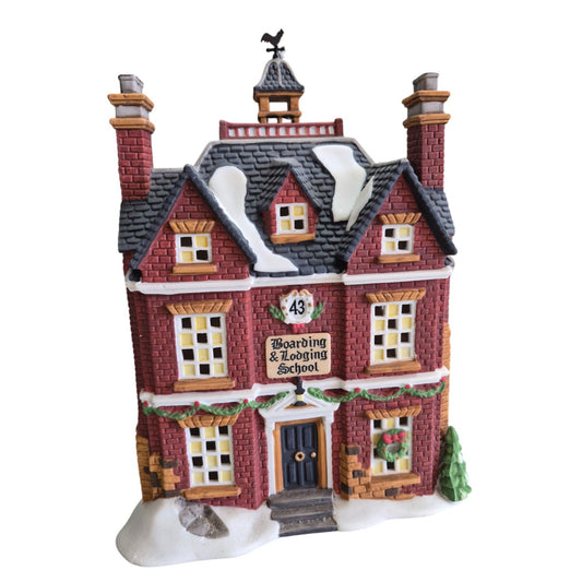 Heritage Village Collection Dickens Village 1994 Series Boarding & Lodging School