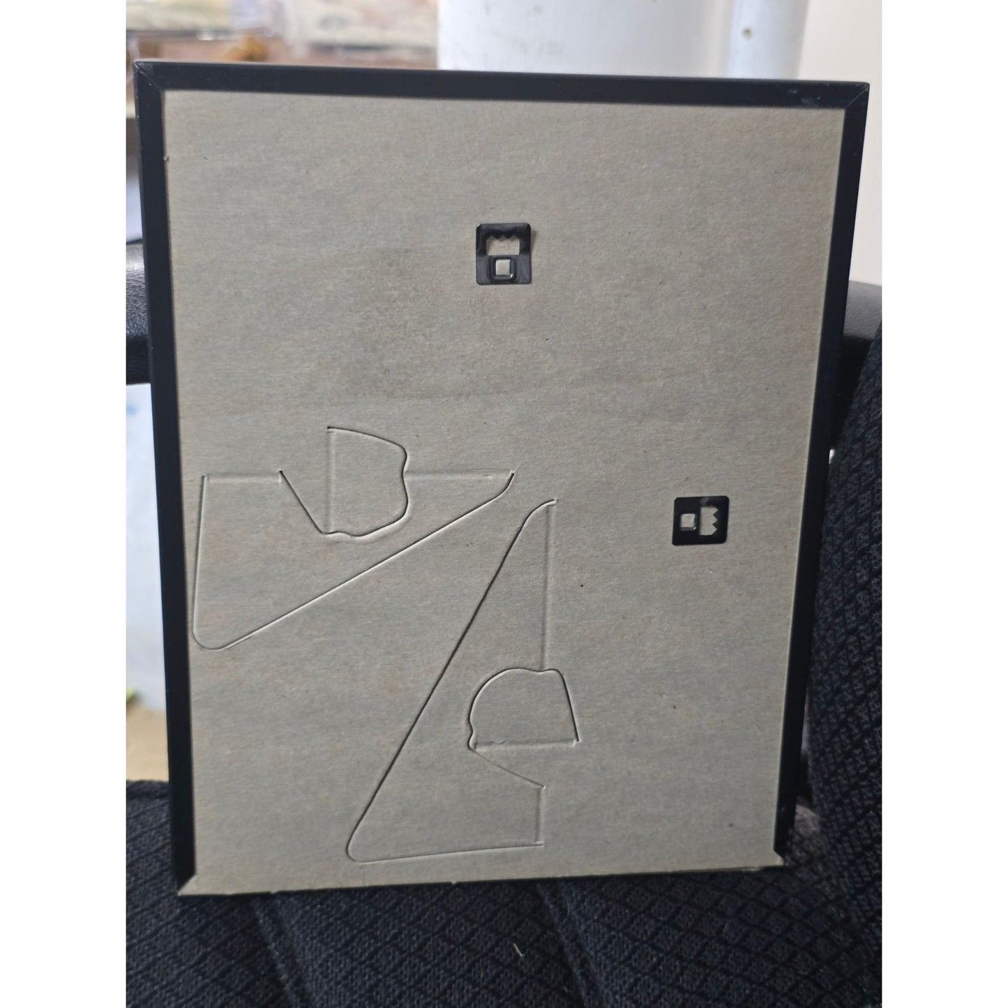 Black & Gold Picture Frame 8x10 Inches With Easel Back For Tabletop Or Wall Display