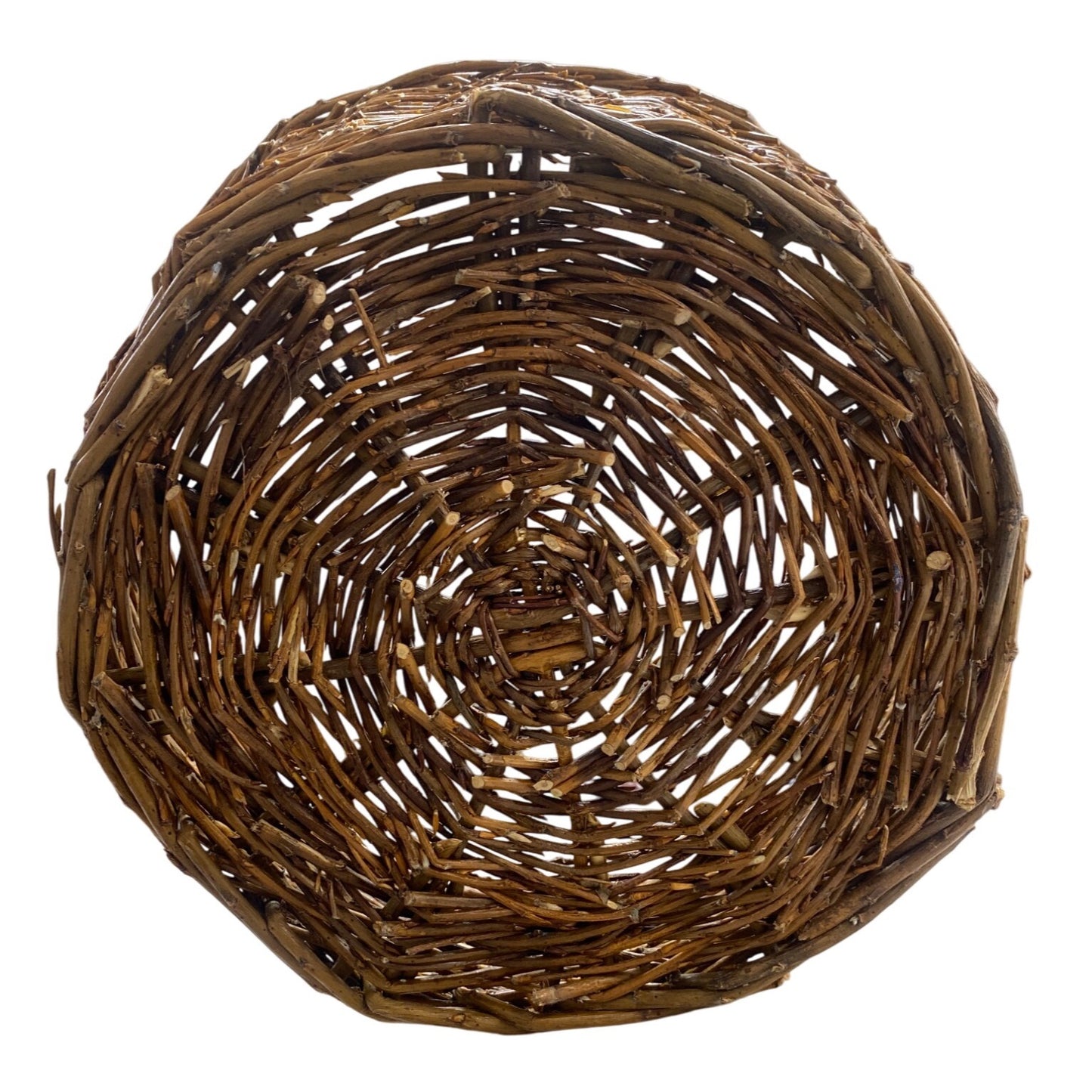 Vintage Wicker Basket With Handle