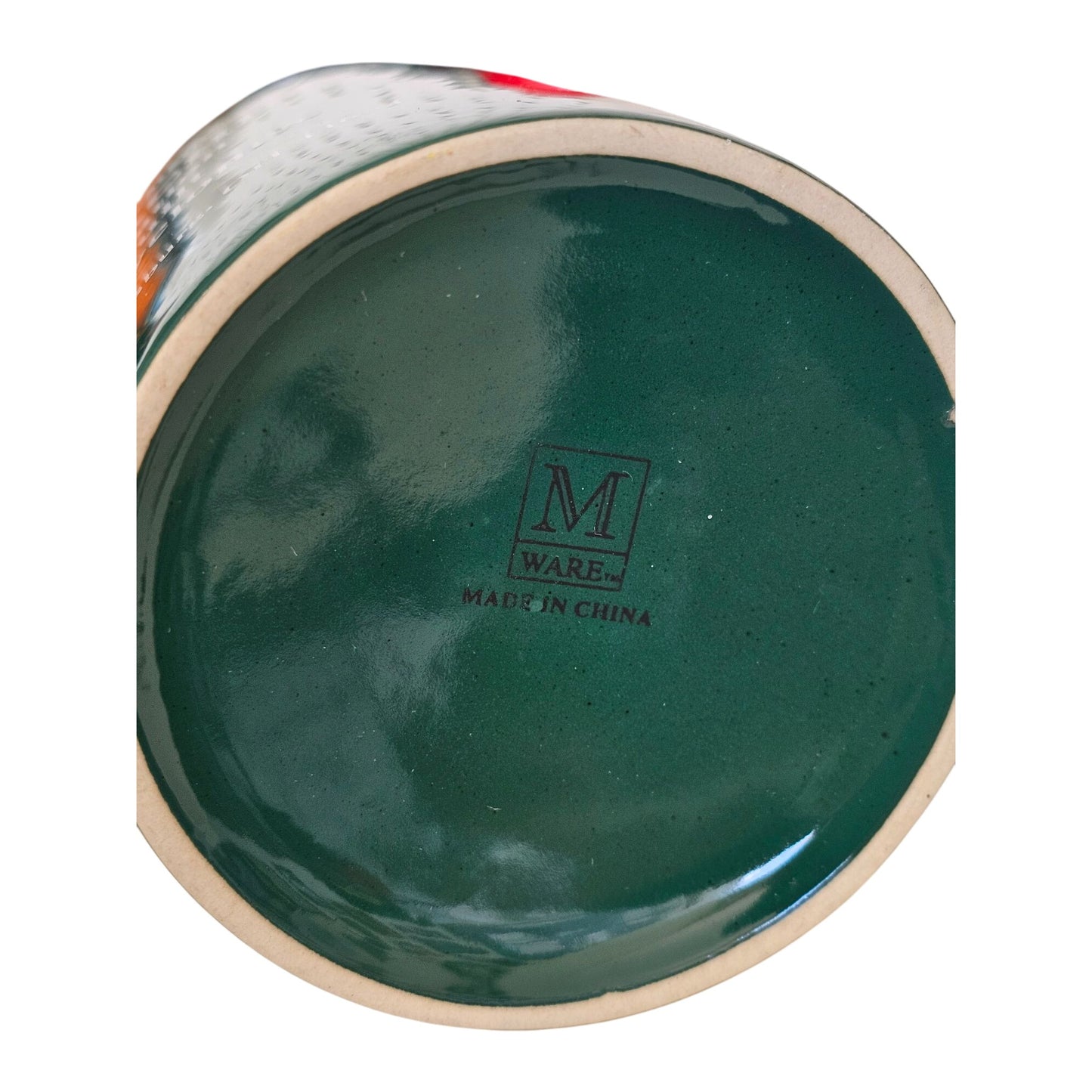 Troyer Machine Custom Green Ceramic Coffee Mug Made In China 2002 For Collectors Or Everyday Use