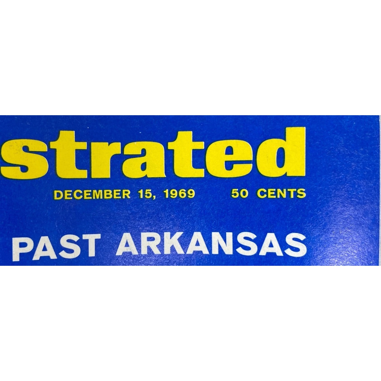 Vintage Sports Illustrated Magazine December 15 1969 Texas Vs Arkansas Marlboro Ad