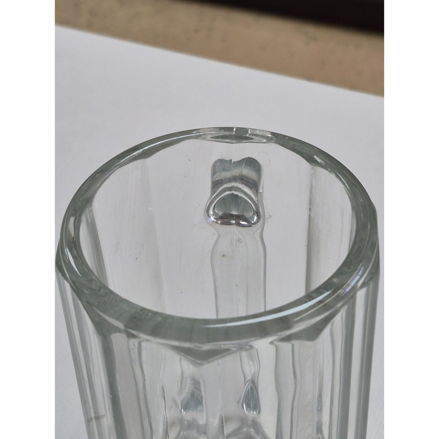 Vintage Ribbed Beer Mug 20oz